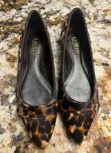 Ralph Lauren Cheetah Print Pointed Toe Flats Photo 0