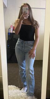 Forever 21 Blue Mom Jeans Photo 0
