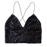 Urban Outfitters Sequin Crop Top  Photo 0