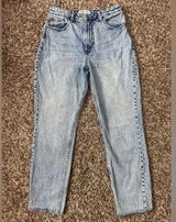 Curve Love The Mom High Rise Denim Jeans Sz 27 4 light wash Photo 0