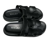 NWOT US 10 42 European Magza Italian Black Women’s Slip On Sandals Summer Photo 0
