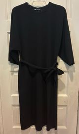 ZARA Belted Midi Dress Photo 0