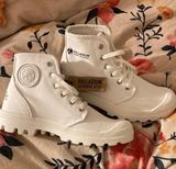 Palladium White Organic High Tops Photo 0