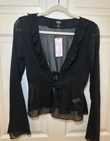 Wild Fable Sheer Blouse Photo 0