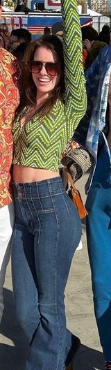 Green Stretchy Zip Photo 0