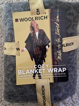Woolrich Cozy Blanket Gray Leopard Wrap Photo 0