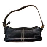 Giani Bernini Black Shoulder Bag with Textured Leather Photo 0
