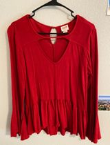 Mossimo Supply Co Red Top Photo 0