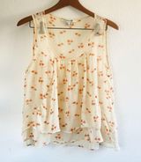 Forever 21 Sheer Floral Top Photo 0