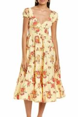 Danielle Bernstein Yellow Midi Dress Photo 0