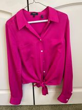 Theory Silk Top Button Down Photo 0