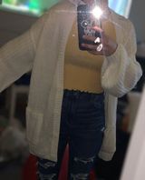 American Eagle Outfitters White Cardigan Photo 0