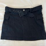 Black Cargo Skirt Photo 0