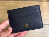 Tory Burch Emerson Slim Card Case Wallet In Navy 136101 Photo 0