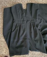Wide Leg Black Strapless Jumpsuit Photo 0