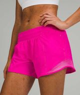Lululemon Pow Pink Hotty Hot Shorts Photo 0
