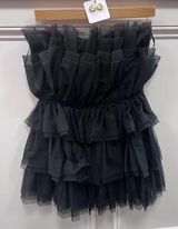 Black Puff Tulle boutique dress Size XS Photo 0