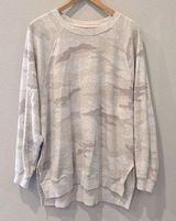 American Eagle Outfitters Oatmeal Camo Pullover | Size Medium Photo 0