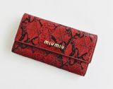 Miu Miu Python Snake Skin Wallet Photo 0