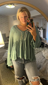 Retro Long Sleeve Top Photo 0