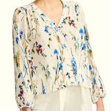 Floral Plisse Blouse Photo 0