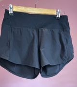 Lululemon Speed Up Shorts Black Size 4 Photo 0