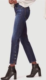 frame denim Frame Le High Straight Snap Button Hem In Merinel Size 23 Photo 0