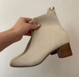 Sock Boots Tan Size 7.5 Photo 0