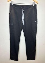 FIGS  Women's TW2000R Size S Black Yola Skinny Scrub Pants EUC Photo 0