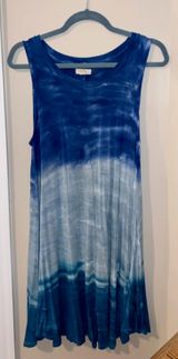 cupio Tie Dye Blue Dress Photo 0