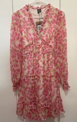 VERO MODA Pink Floral Mini Dress Photo 0