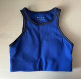 Wilo the Label  royal blue high neck sports bra - small Photo 0