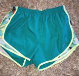 Nike Blue Patterned Running Shorts Photo 0