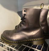 Dr. Martens Metallic Gray Fringe Photo 0