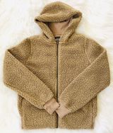 REWASH Hooded Teddy Fuzzy Bear Zip Up Photo 0