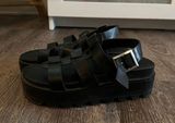 Nasty Gal Black Platform Sandal Photo 0