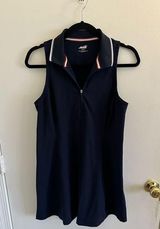 Navy and White Stripe Tennis Dress Photo 0