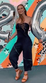 Boutique Denim Jump Suit Photo 0