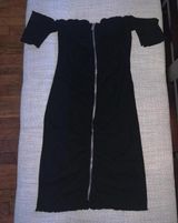 Forever 21 Black Zip Up Dress Photo 0