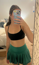 Gold Hinge Green Skirt Photo 0