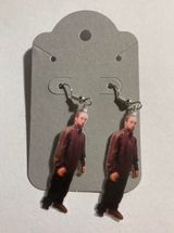 Robert Pattinson Meme Earrings Photo 0