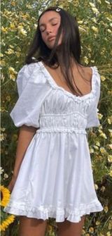 For Love And Lemons Jackson Mini Dress White Size Small Photo 0