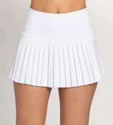 Gold Hinge White Skirt Photo 0