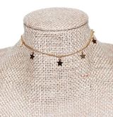 Beaded by Meg Gold Star Dangle Choker  Photo 0