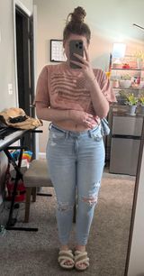 Eunina Distressed Skinny Jeans Photo 0