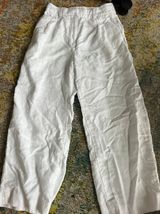 Aritzia Wilfred Effortless Linen Cropped Pant Photo 0