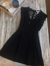 BCBGeneration Black Formal Dress With Lace Details Photo 0