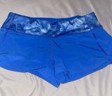 Blue Speed Up Shorts Photo 0