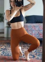 Everlane Perform Ankle Leggings in Copper Size Medium Photo 0