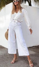 Joie Denim Wide Crop Leg Photo 0